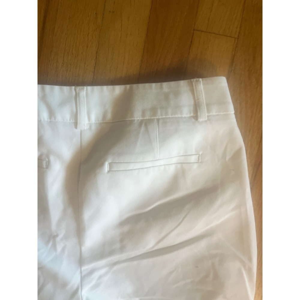Apt. 9 Torie White Dress Pants Womens 8PS Petite Straight Leg Stretch Trousers - Picture 4 of 4